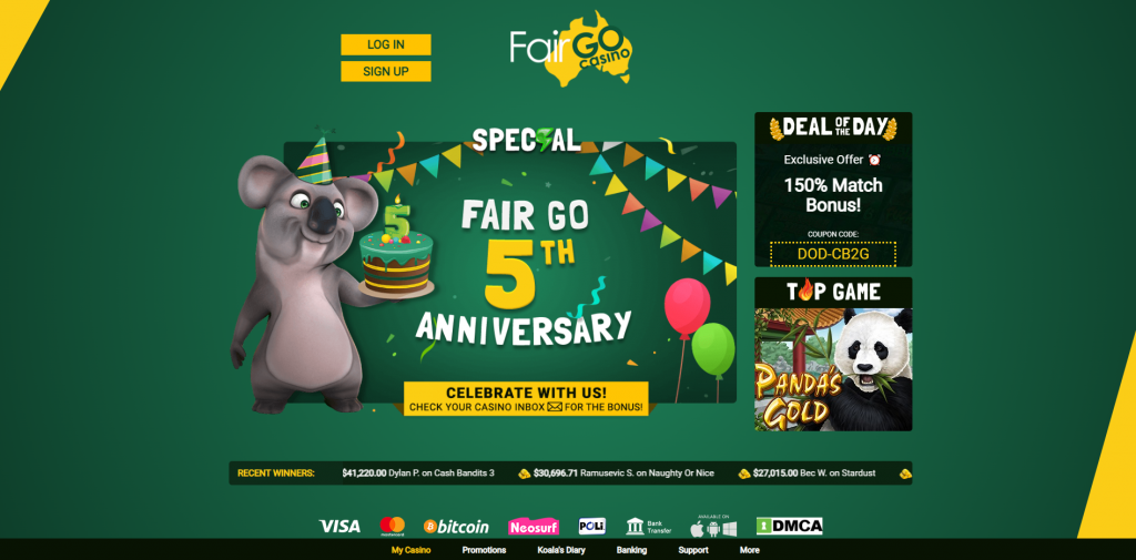 fair go casino design